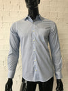 Van Heusen Mens Slim Fit Dress Shirt By Van Heusen • Light Blue Stripe