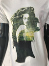 White tee with Print Green goddess print Daylesford streetwear Streetwear Mens Tee Mens T-shirt