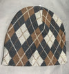 Beanie • Argyle Pattern Knit