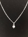 Necklaces X 2 • Sparkle Stone Necklace with Tear Drop •  Plus Diamante Pendant on Chain