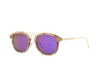 Sunglasses • Marble look Frame with Purple Lens