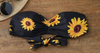 Bathers • Bandeau Bikini Swimsuit with Sunflower Print