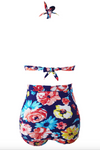 Bathers • Plus Size High Waist Bikini Swimsuit • Flower Print