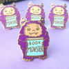Lapel Pin • Book Monster • By Jubly Umph