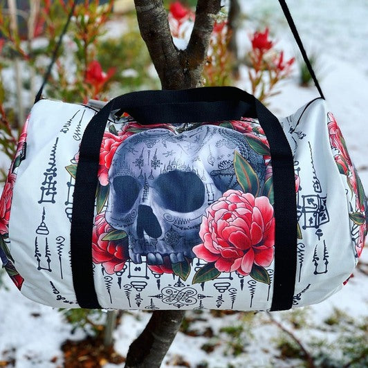 Liquorbrand SAK YANT SKULL DUFFEL Bag