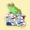 Jubly Umph Lapel Pin • There's No Such Thing As Too Many Books