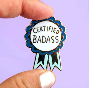 Jubly Umph Lapel Pin • Certified Badass