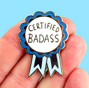 Jubly Umph Lapel Pin • Certified Badass