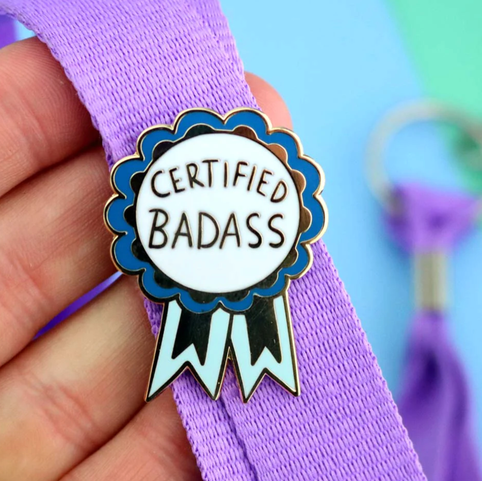 Jubly Umph Lapel Pin • Certified Badass