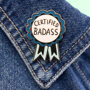 Jubly Umph Lapel Pin • Certified Badass