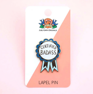 Jubly Umph Lapel Pin • Certified Badass