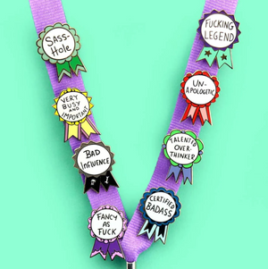 Jubly Umph Lapel Pin • Certified Badass