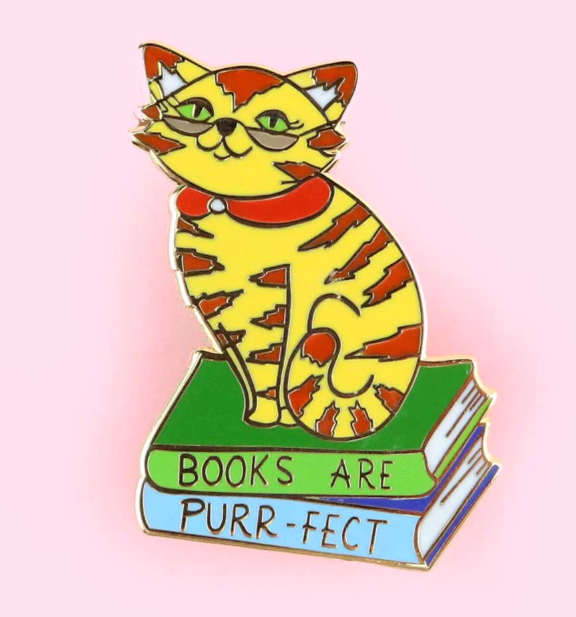 Jubly Umph Lapel Pin • Books are Purr-fect