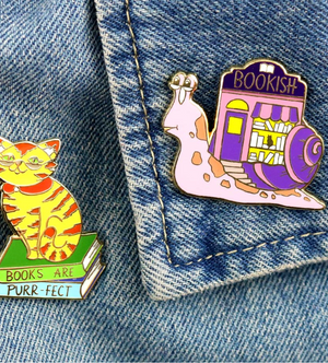 Jubly Umph Lapel Pin • Books are Purr-fect