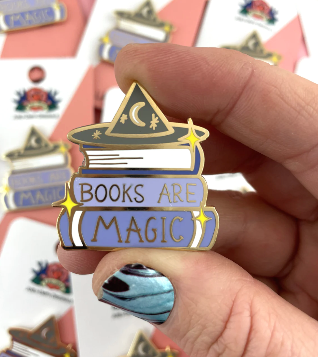 Jubly Umph Lapel Pin • Books are Magic