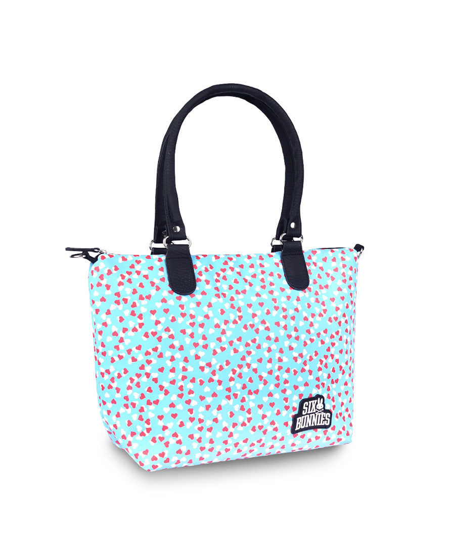 SIX BUNNIES HEARTS OVERNIGHT Bag