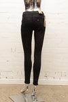 Womens Black Denim Skinny Jeans