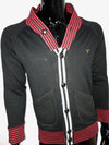 Men's Vintage Style Cardigan with Stripes