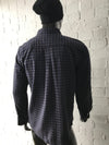 Mens Checked Shirt * Navy and Grey Check By Bass & Co.