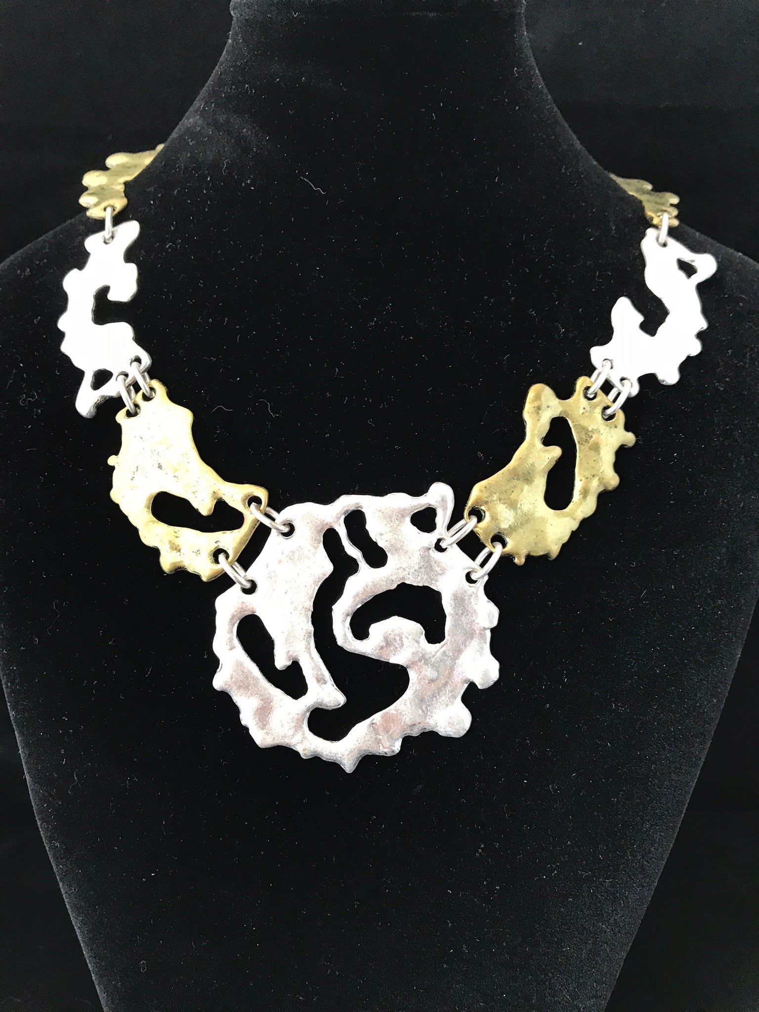 Metallic Melt Necklace