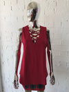 Womens Plus Size Red Tank Top