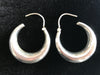 Sterling Silver Chunky Hoop Earrings