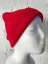 Beanie • Double layer Knit • in Blue, Red and Pink