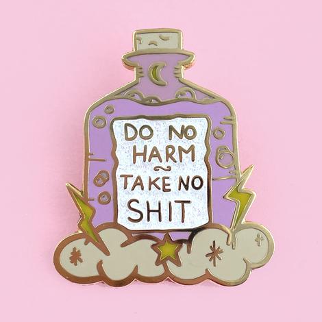 Jubly Umph Lapel Pin • Do No Harm • Take No Shit