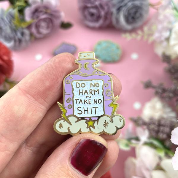 Jubly Umph Lapel Pin • Do No Harm • Take No Shit