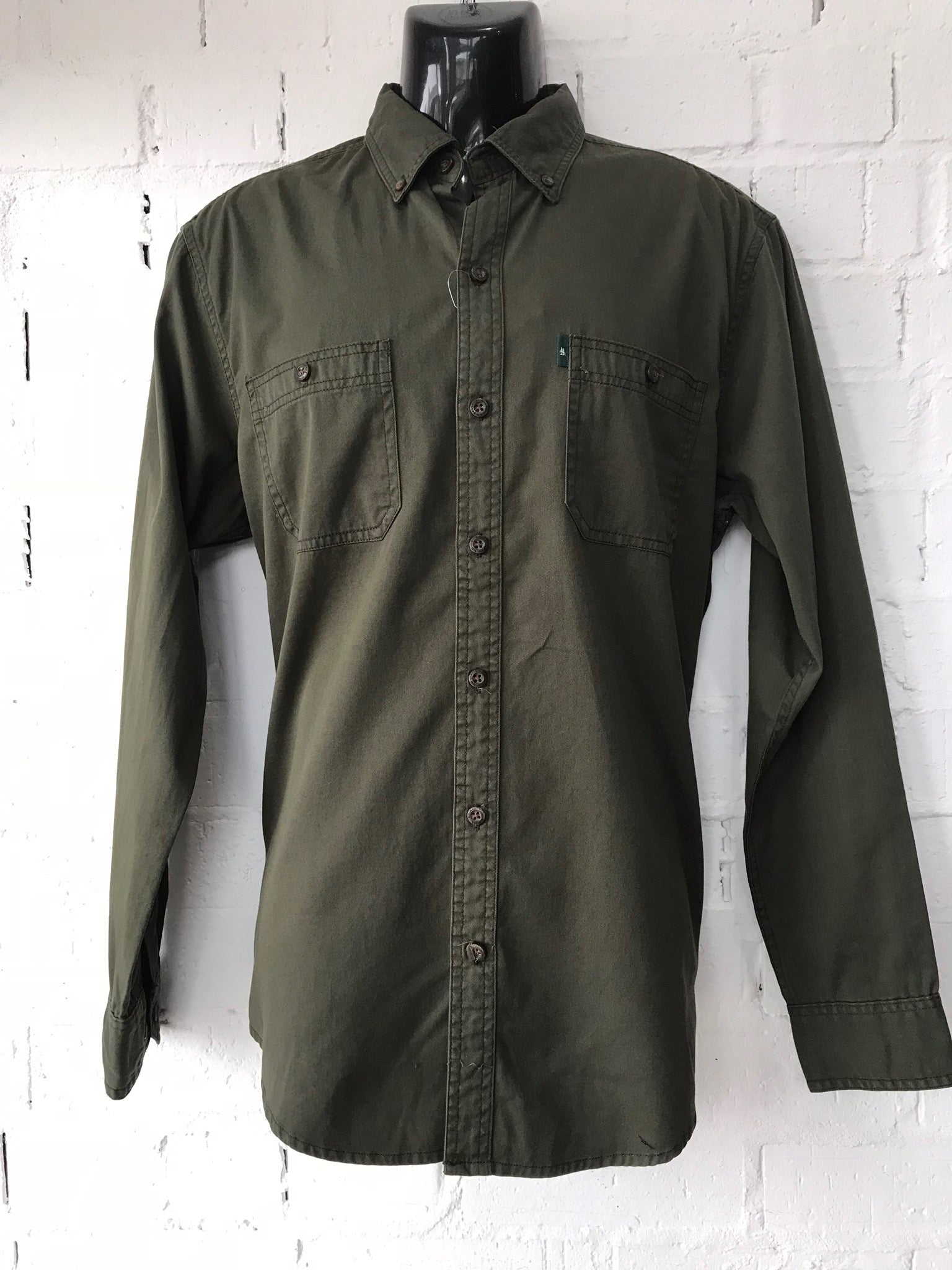 Mens Khaki Shirt • G.H bass and Co.