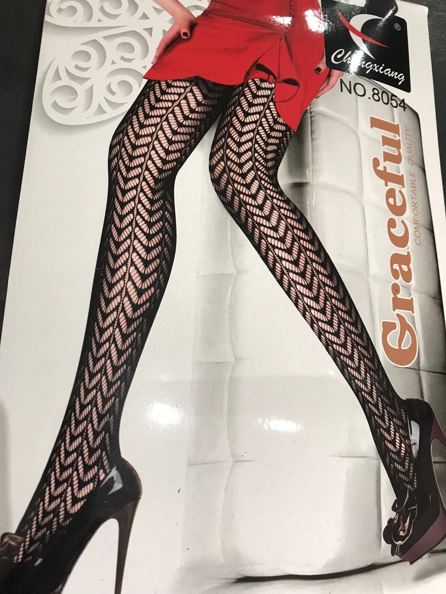 Pantihose • Scalloped Lace Pattern