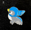 Lapel Pin Set • Blue Birds • By Alt Finery