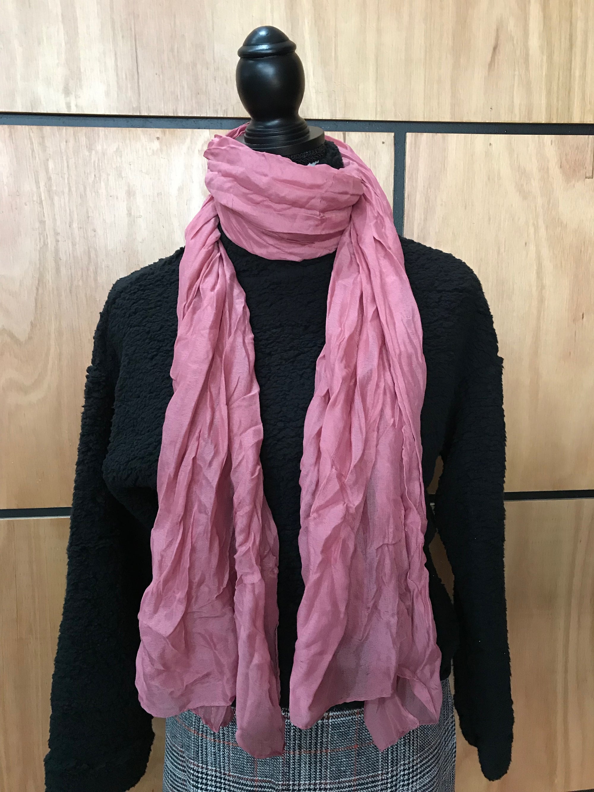 Womens Cotton Voile Scarf • Assorted Colours 