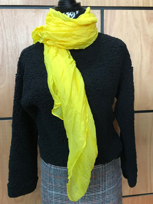 Womens Cotton Voile Scarf • Assorted Colours 
