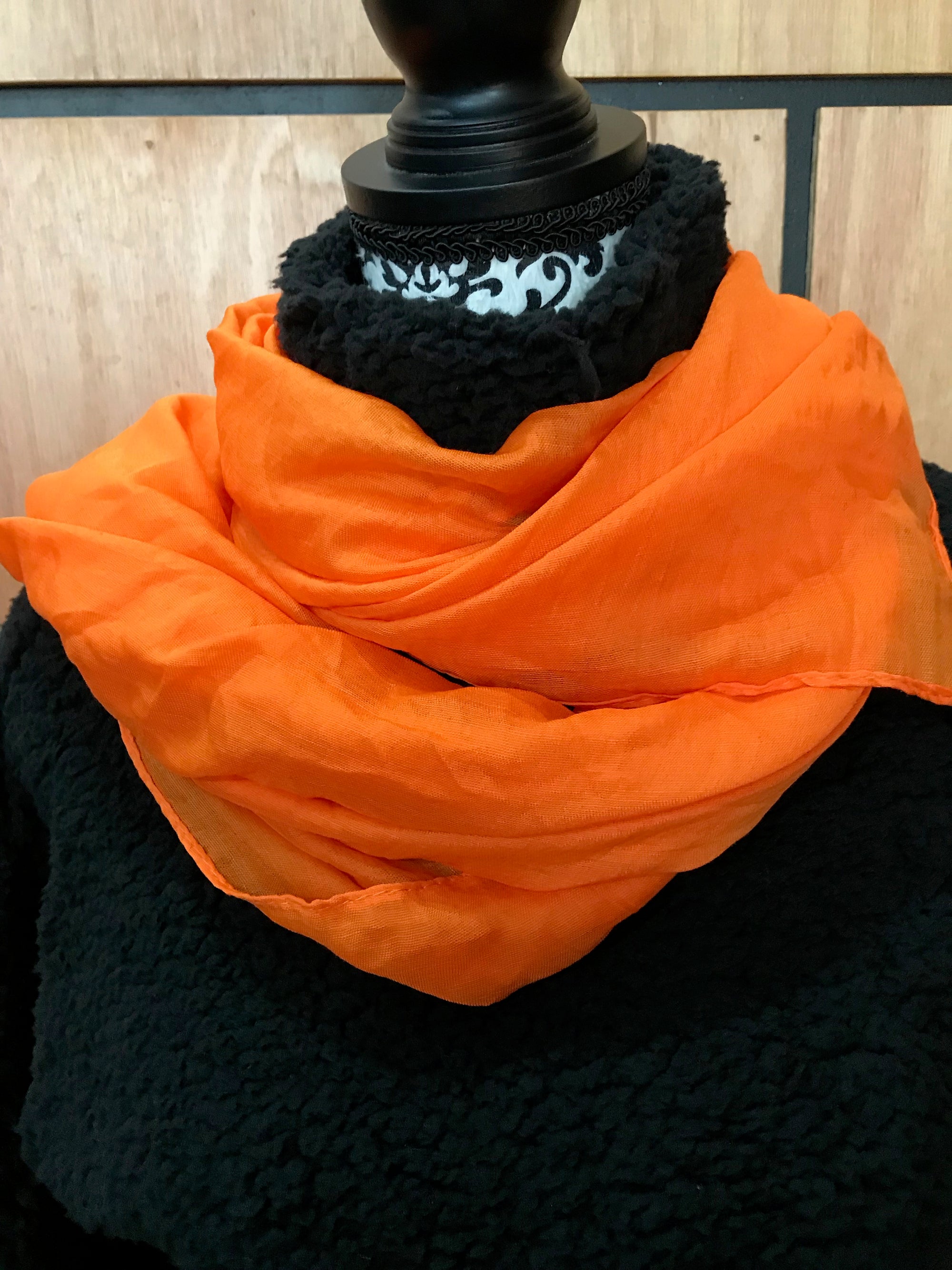 Womens Cotton Voile Scarf • Assorted Colours 