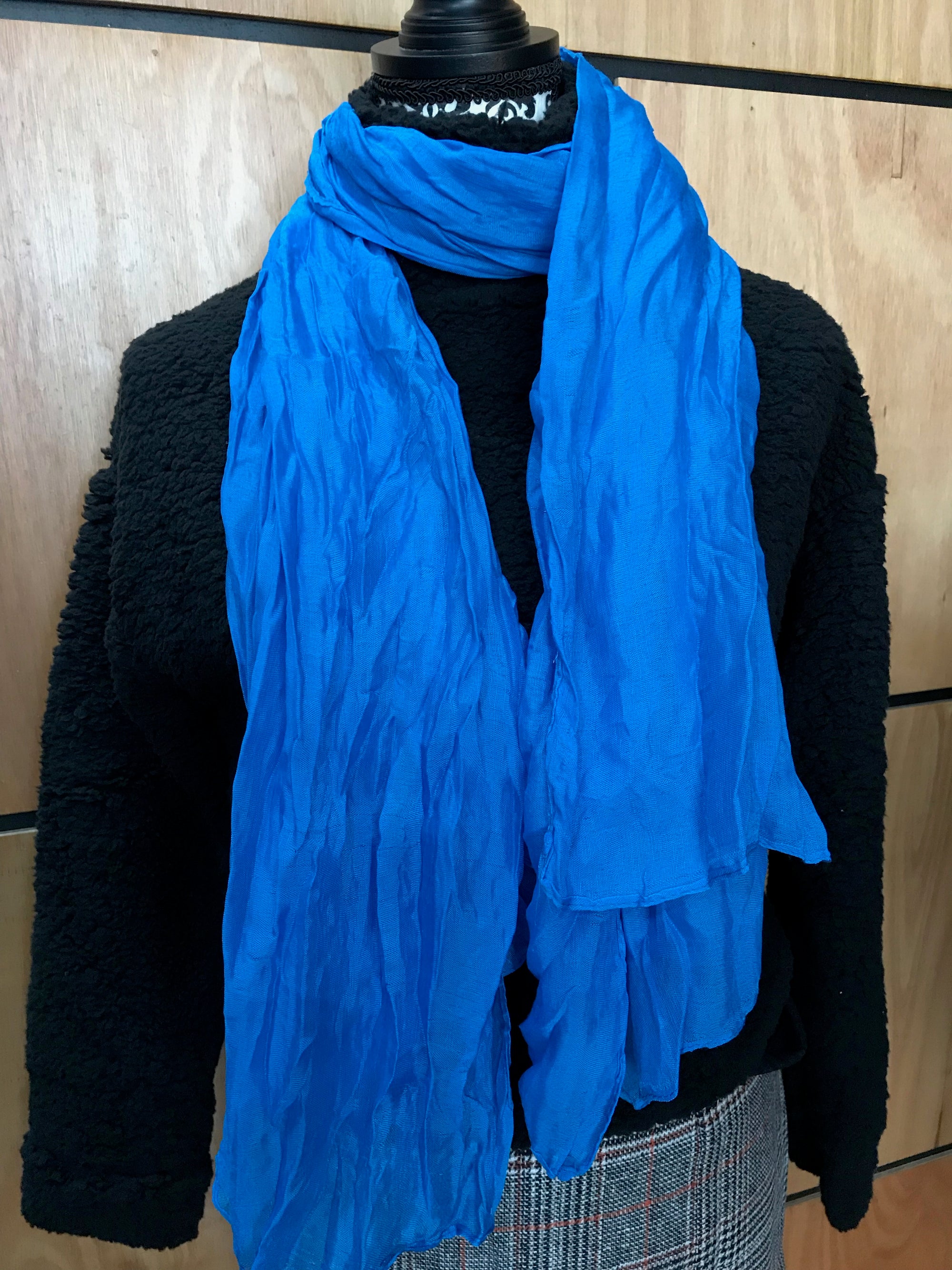 Womens Cotton Voile Scarf • Assorted Colours 