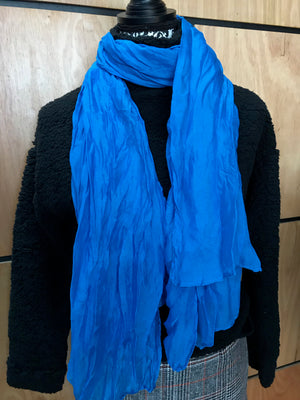 Womens Cotton Voile Scarf • Assorted Colours 