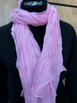 Womens Cotton Voile Scarf • Assorted Colours 