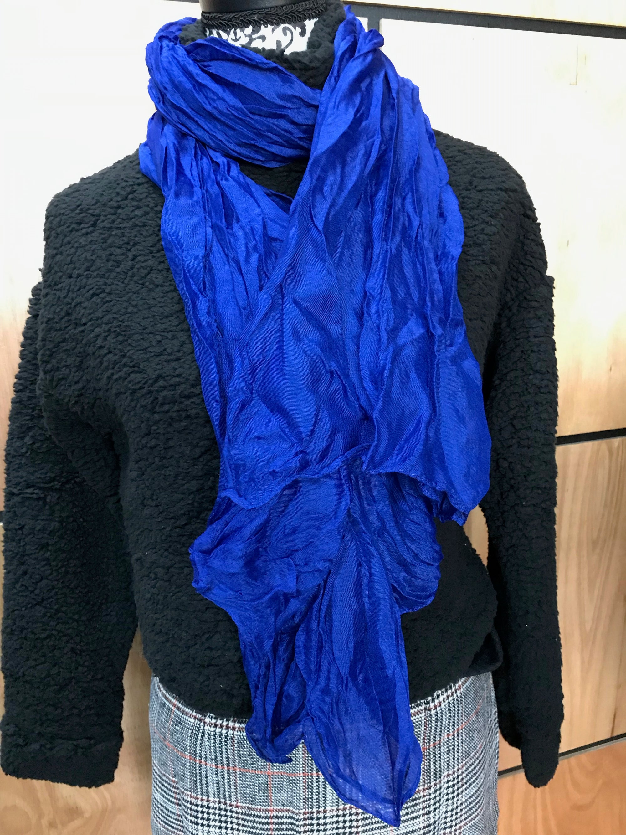Womens Cotton Voile Scarf • Assorted Colours 