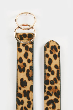 Womens Double Circle Belt