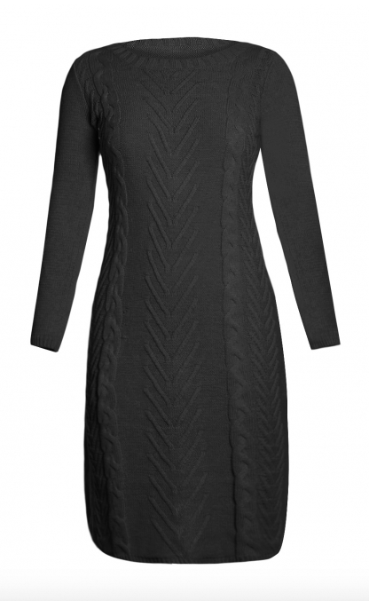 Womens Sweater Dress • Black