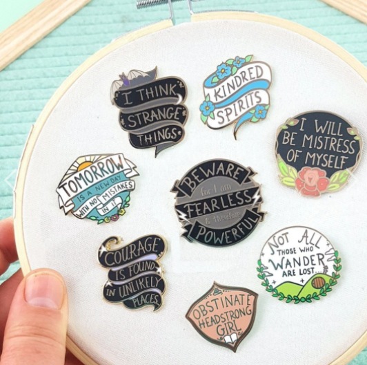 Jubly Umph Lapel Pin • I Will Be Mistress Of Myself