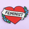Jubly Umph Embroidered Patch • Feminist Heart