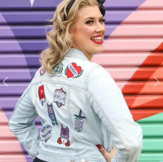 Jubly Umph Embroidered Patch • Feminist Heart