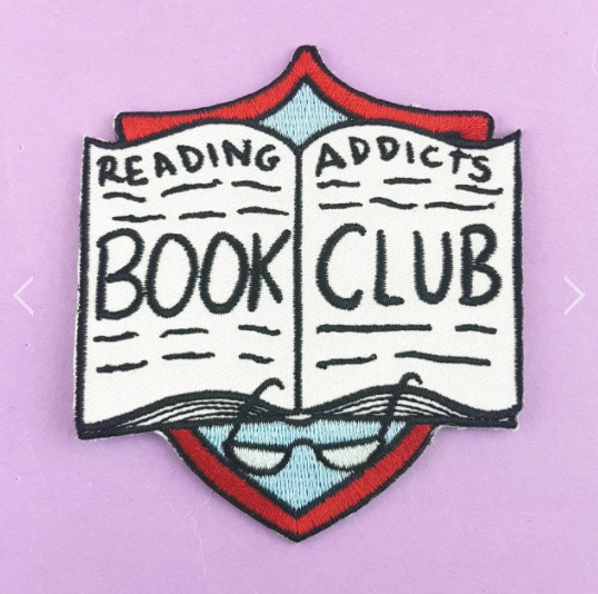 Jubly Umph Embroidered Patch • Reading Addicts