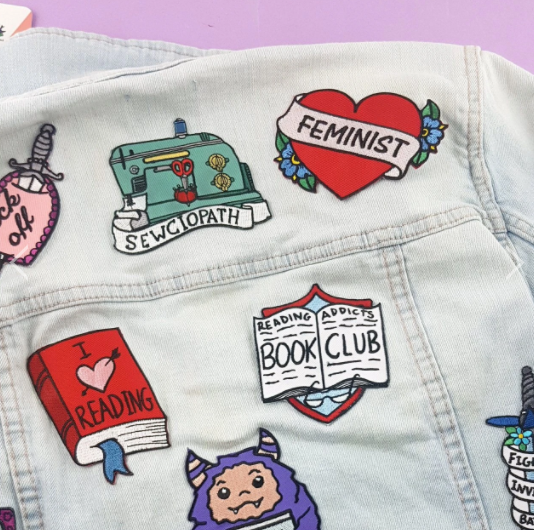 Jubly Umph Embroidered Patch • Reading Addicts