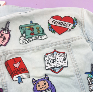 Jubly Umph Embroidered Patch • Reading Addicts