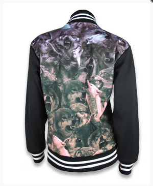 Wolves Bomber Jacket • Liquorbrand