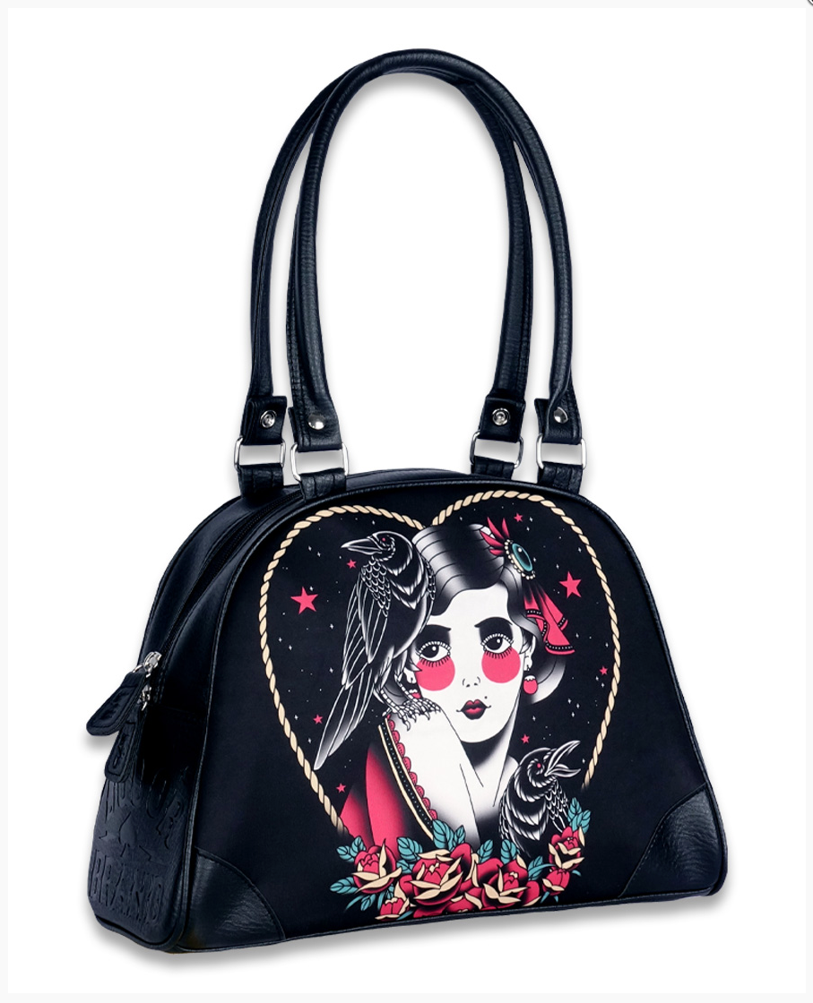 Liquorbrand Raven Bowler Bag • Black