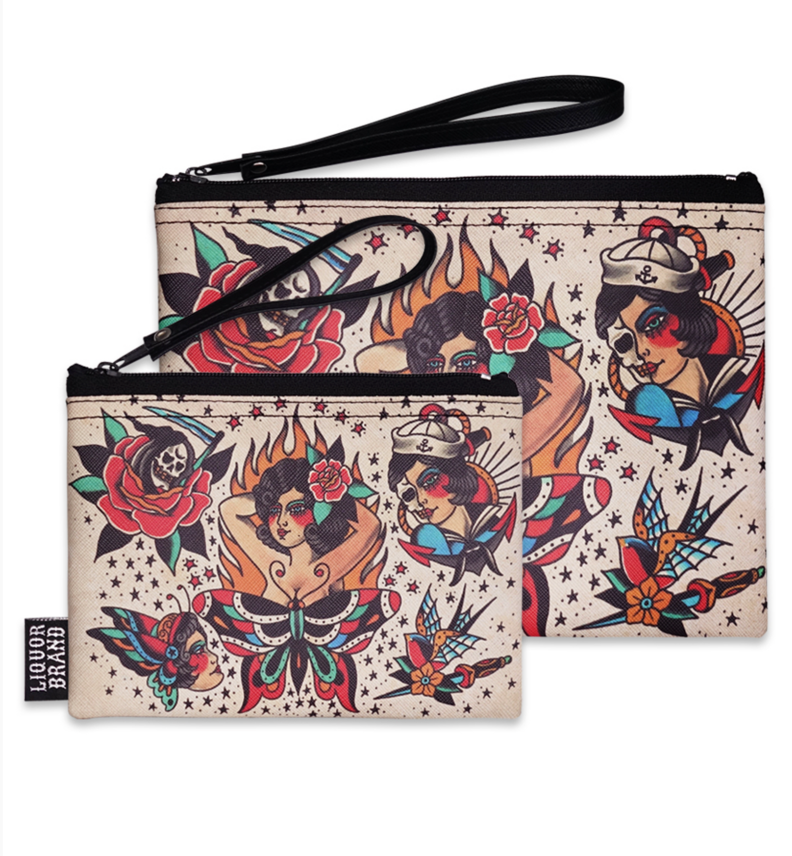 Liquorbrand Makeup and Coin Purse LADY CLASSIC FLASH